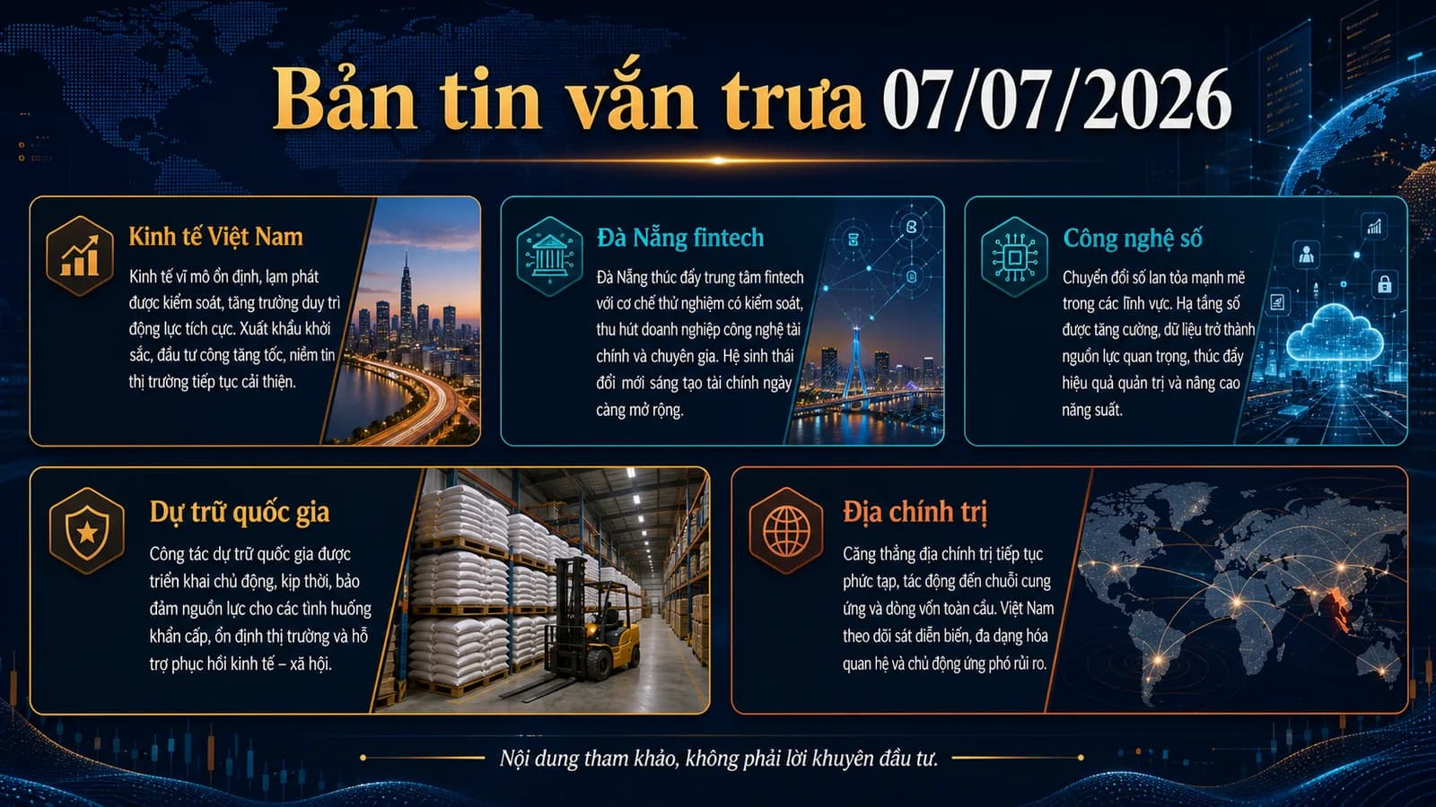 bản tin vắn trưa 07/07/2026 - tin nhanh nổi bật