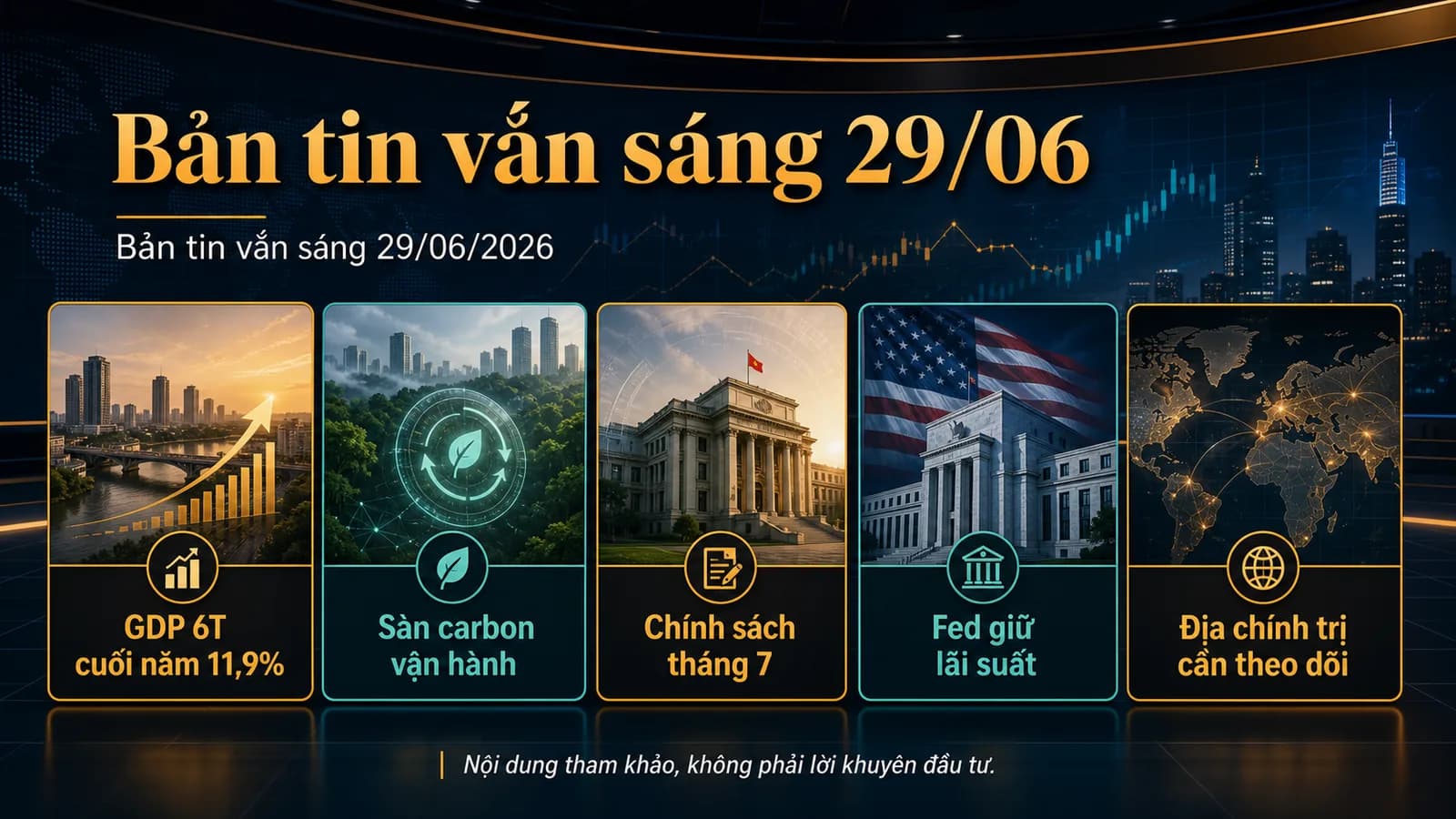 bản tin sáng 29/06/2026 - tổng hợp tin thời sự kinh tế
