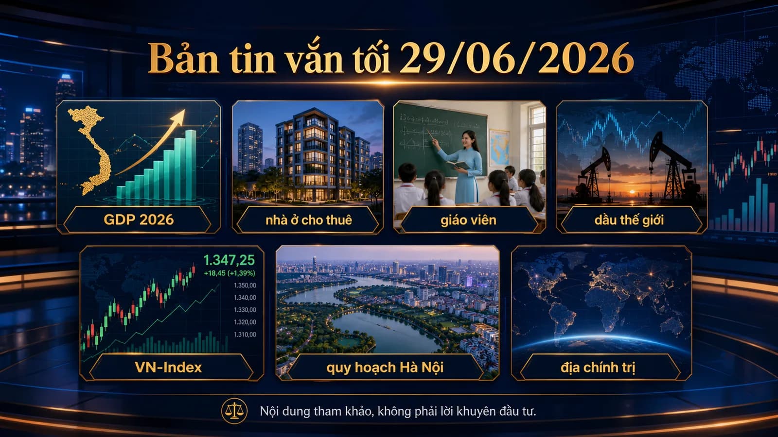 bản tin vắn tối 29/06/2026 - tổng hợp thời sự kinh tế cuối ngày