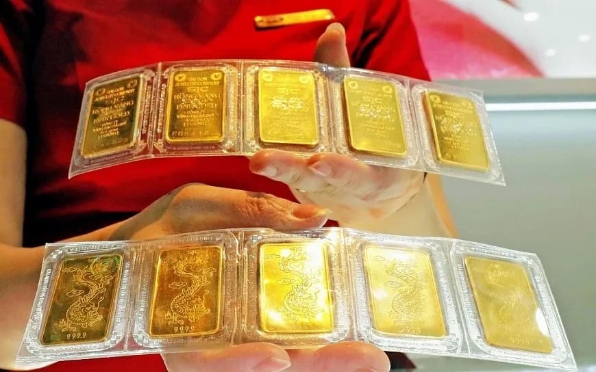 Vàng miếng SJC minh hoạ giá vàng hôm nay 17/06/2026
