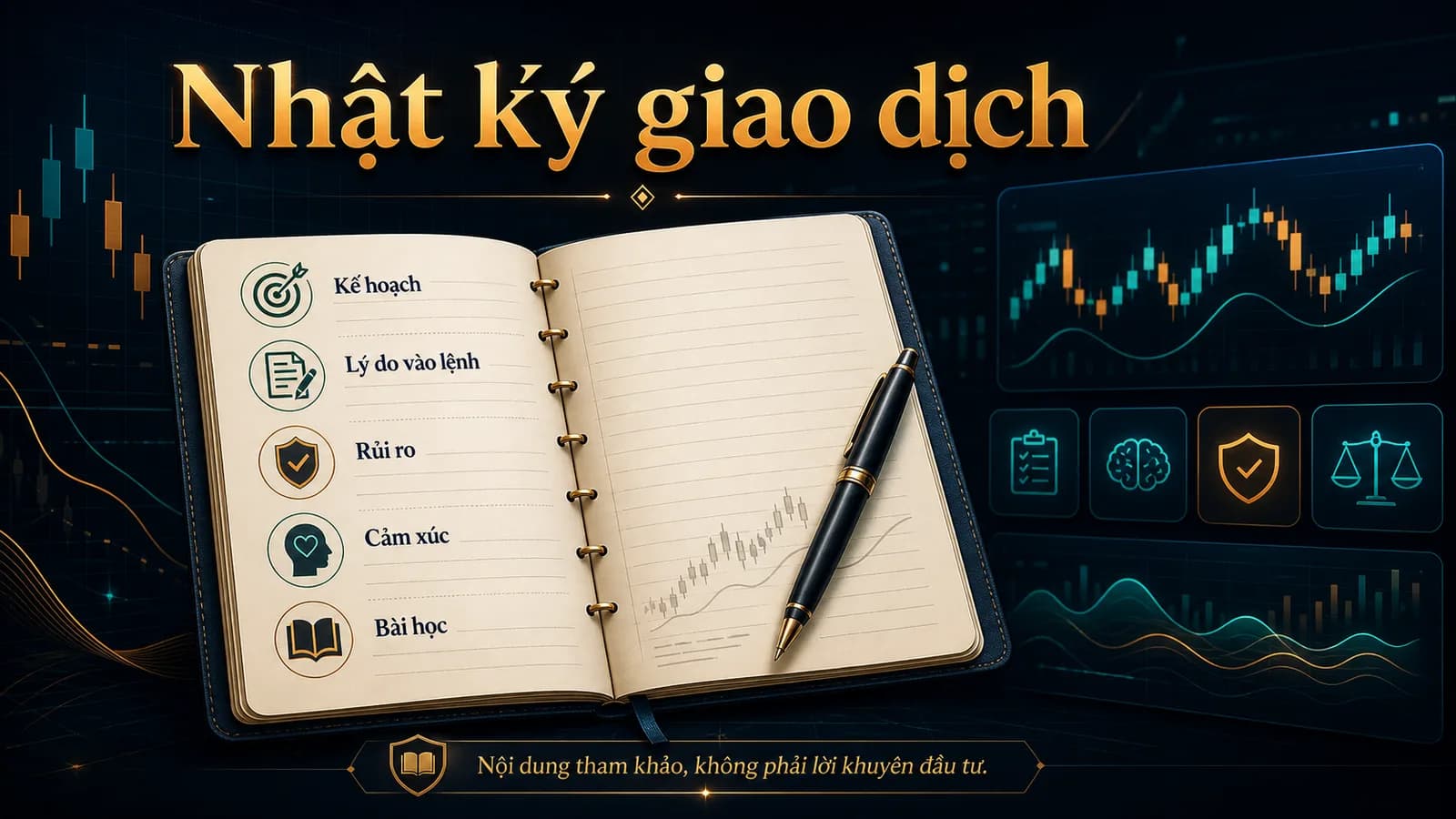 Nhật ký giao dịch cải thiện quyết định đầu tư