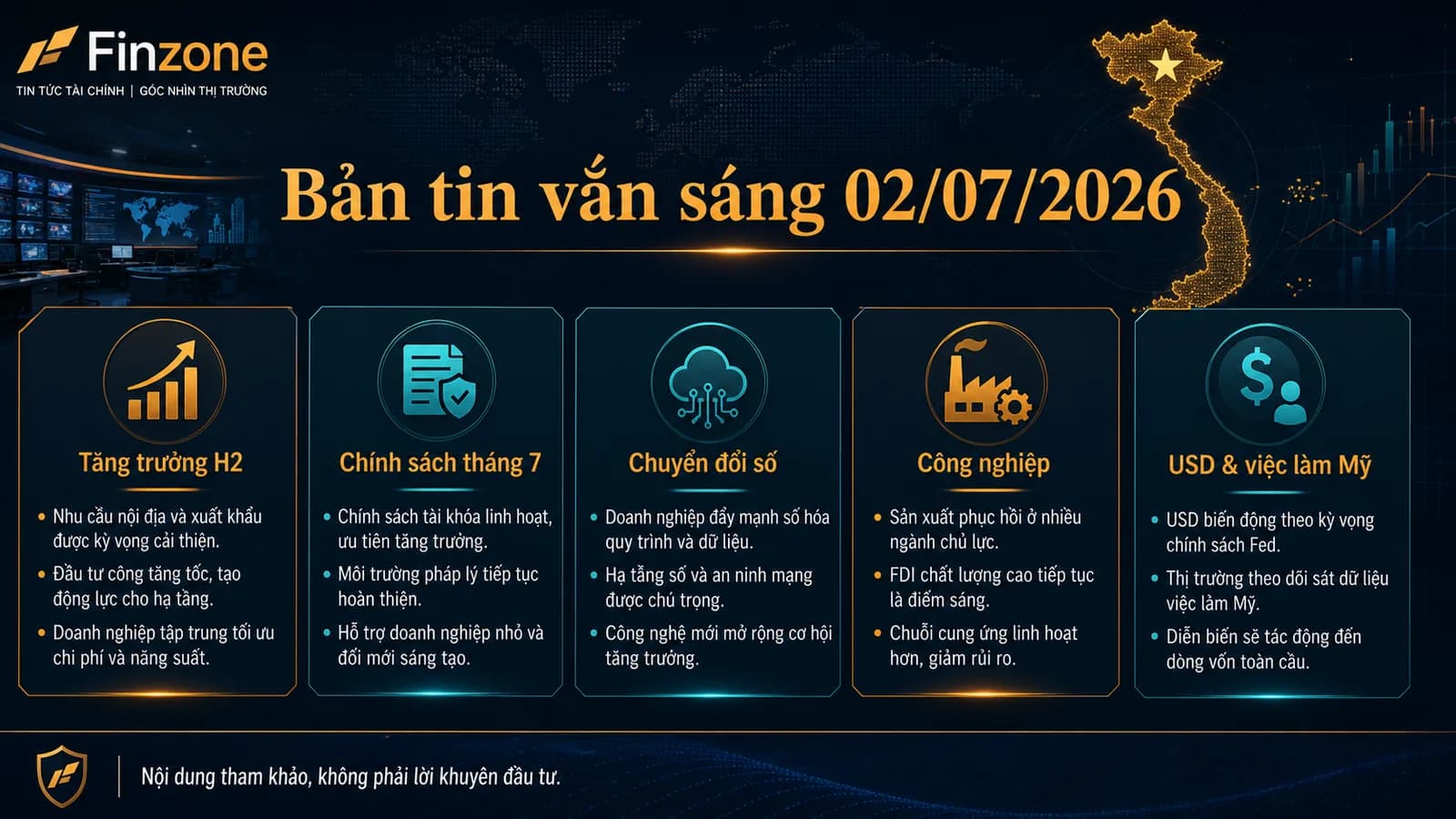 bản tin vắn sáng 02/07/2026 - tin kinh tế thời sự nổi bật