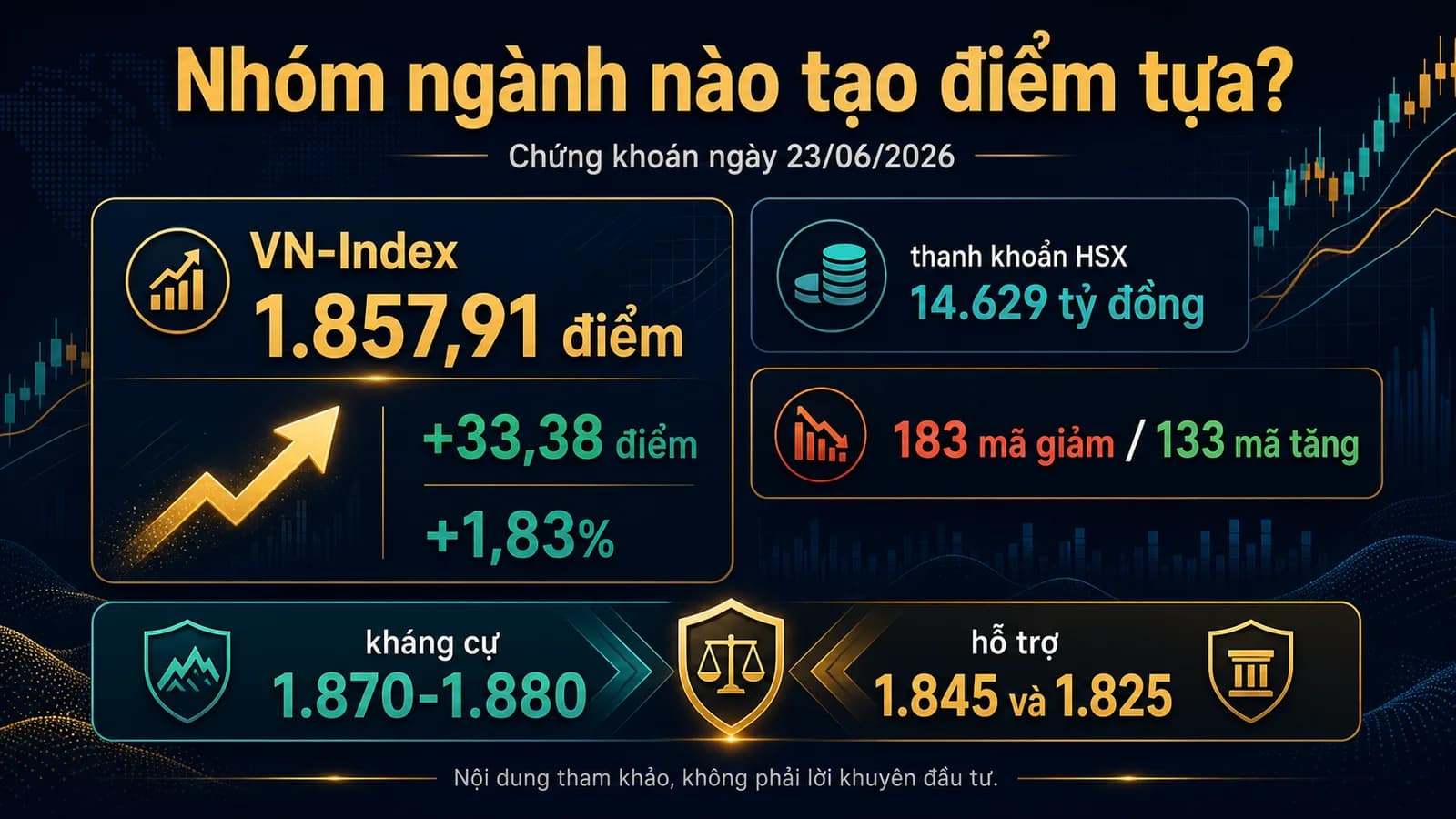 Nhà đầu tư theo dõi bảng điện VN-Index trong phiên 24/06/2026 - chứng khoán giữa phiên 24/06/2026