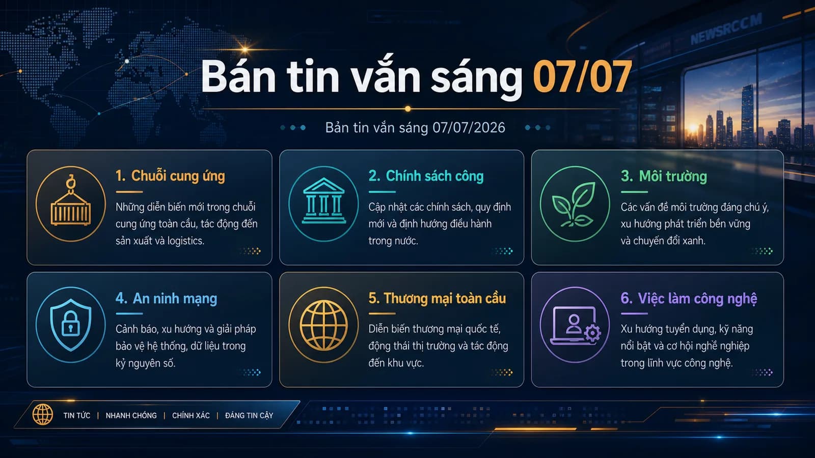 bản tin vắn sáng 07/07/2026 - ảnh đại diện bản tin sáng