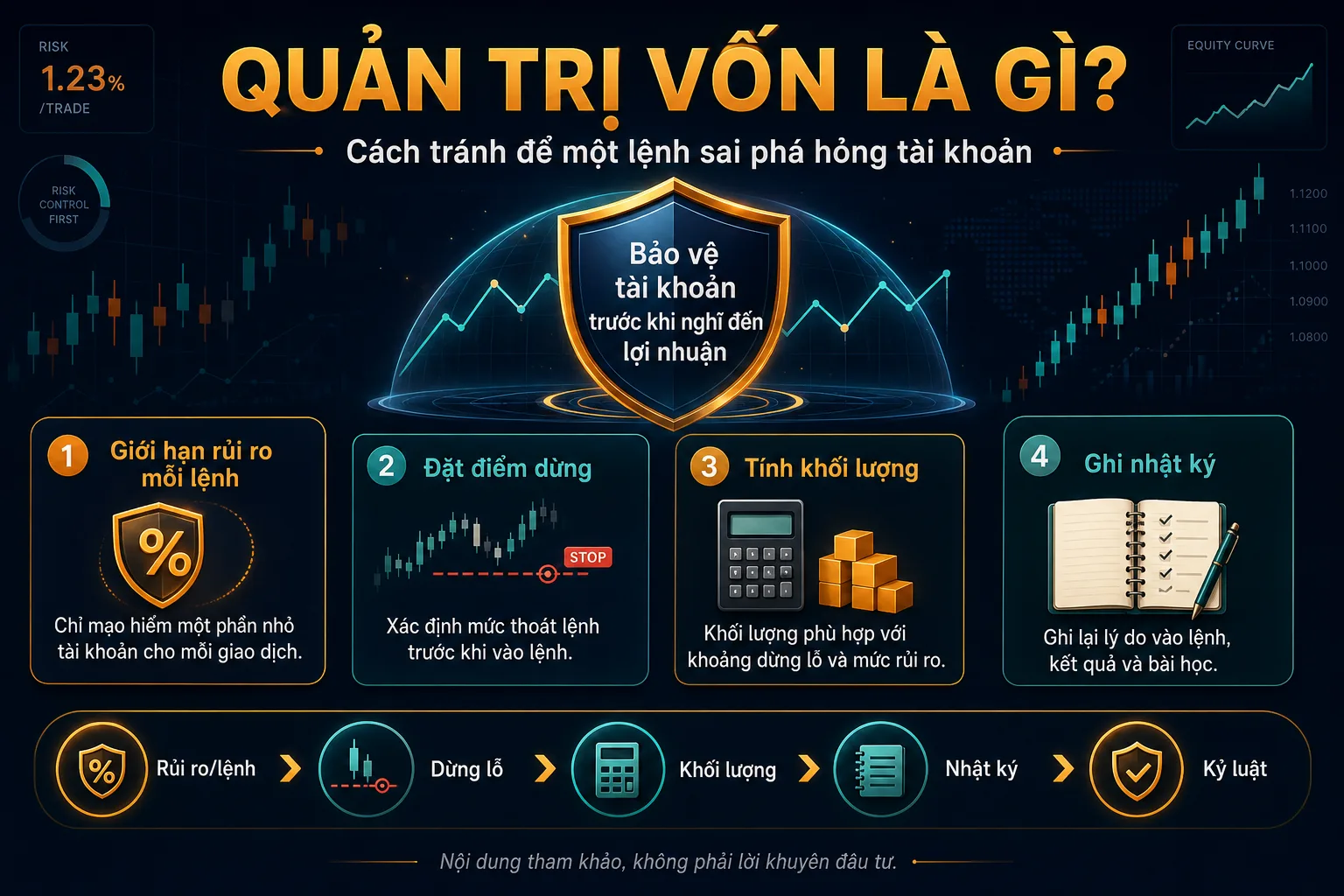 Infographic quản trị vốn là gì và cách kiểm soát rủi ro