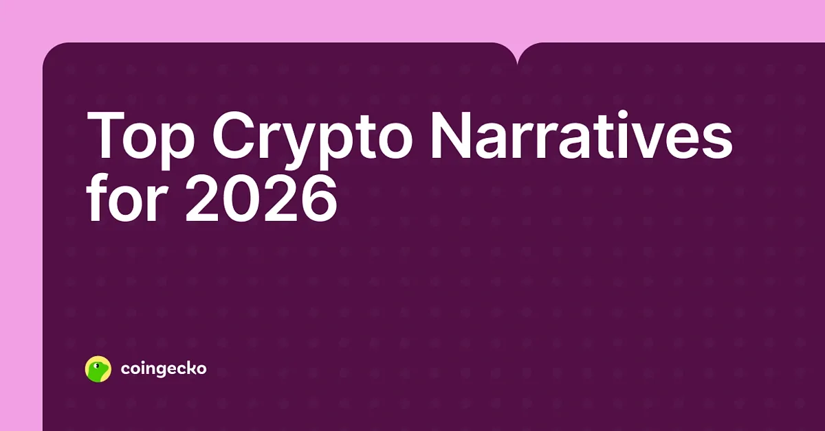 top narrative crypto đáng chú ý hiện tại